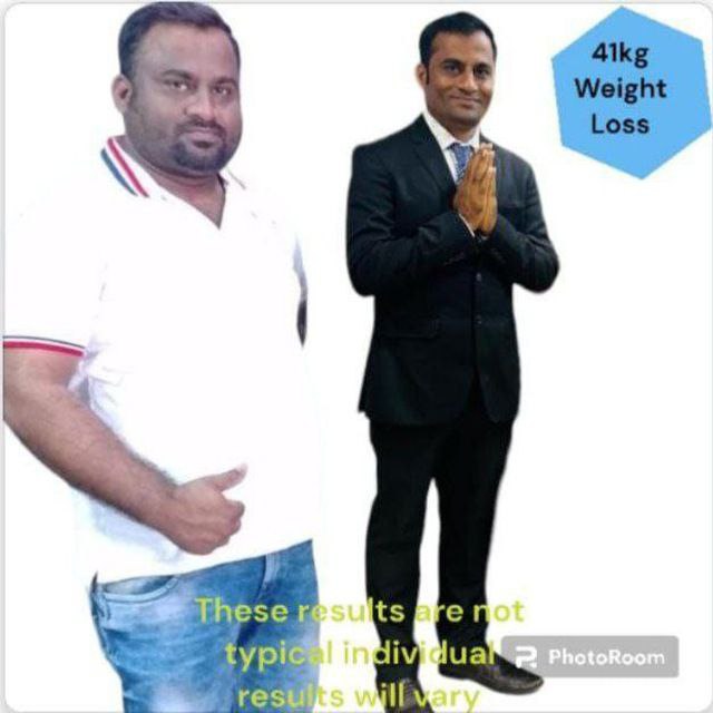 Before-and-after transformation shared by Smiling Transformations community member 9